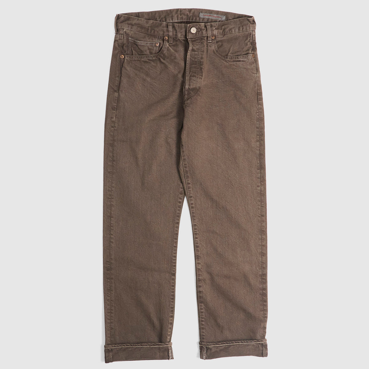 Cottle C.T.L. Mordant Black Bengara Straight Denim Jeans