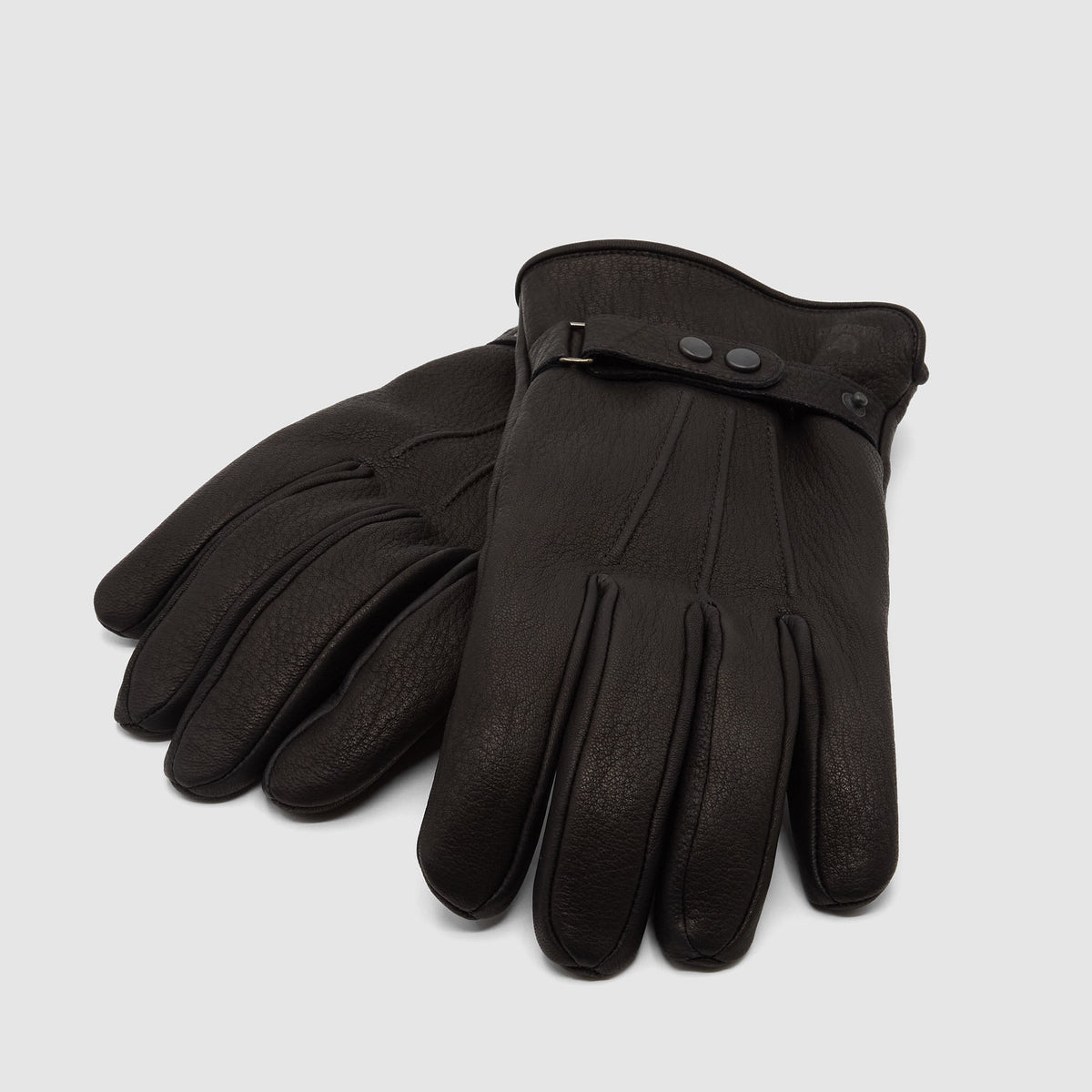 Y'2 Leather Deer Skin Lined Long Gloves