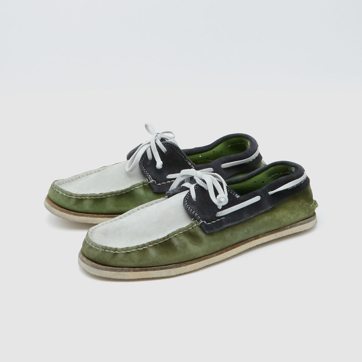 n.d.c. made by hand Cayuko Special Hard Washed Boat Shoes