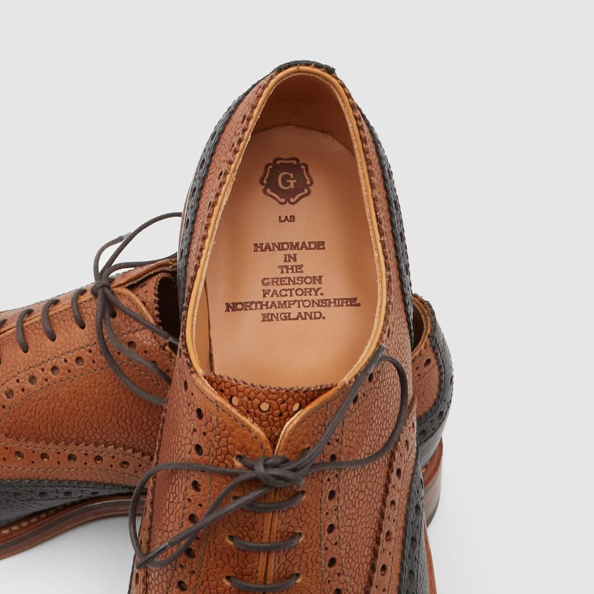 Grenson Wing Tip Brogue Shoes