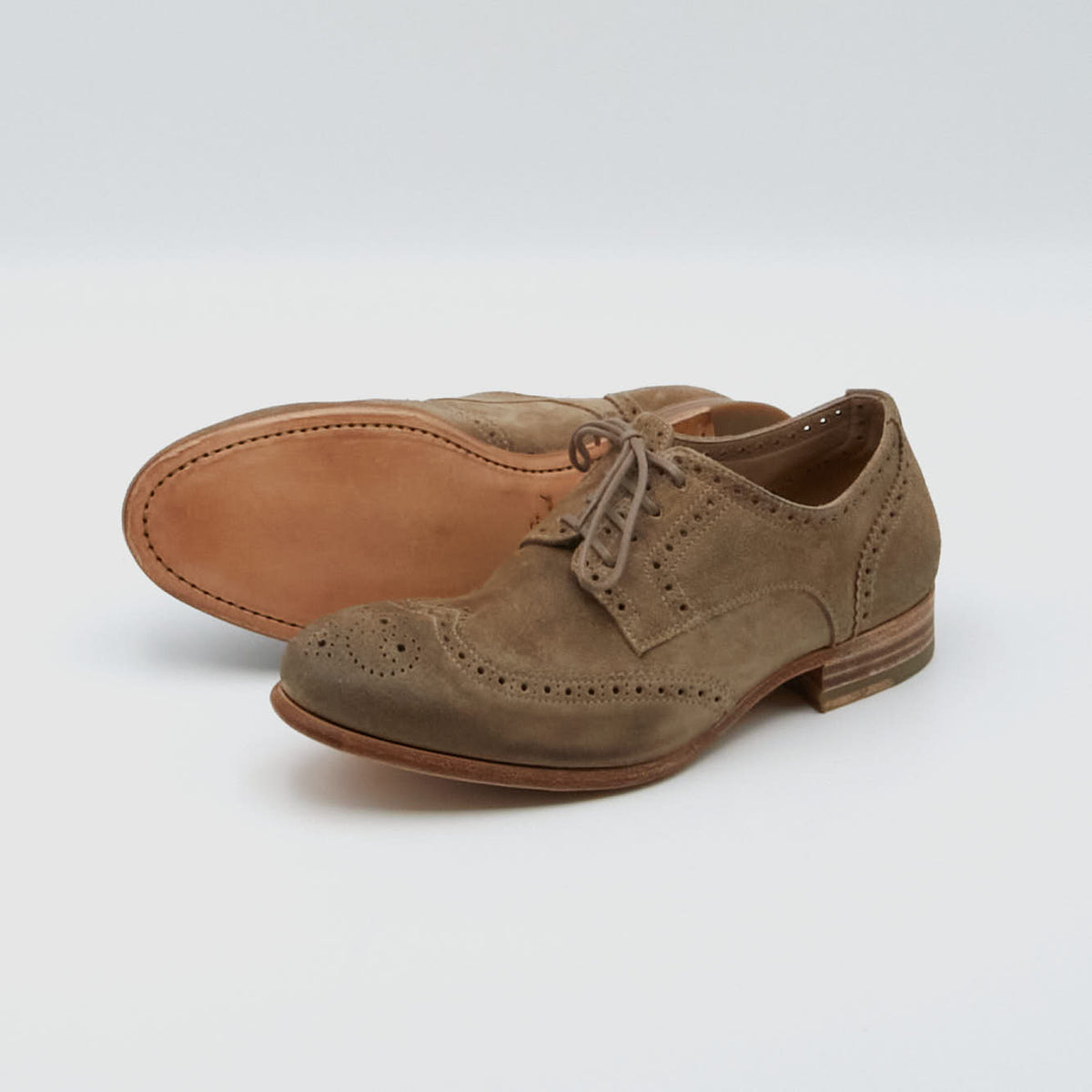 n.d.c. made by hand Ladies Suede  Brogues Shoes