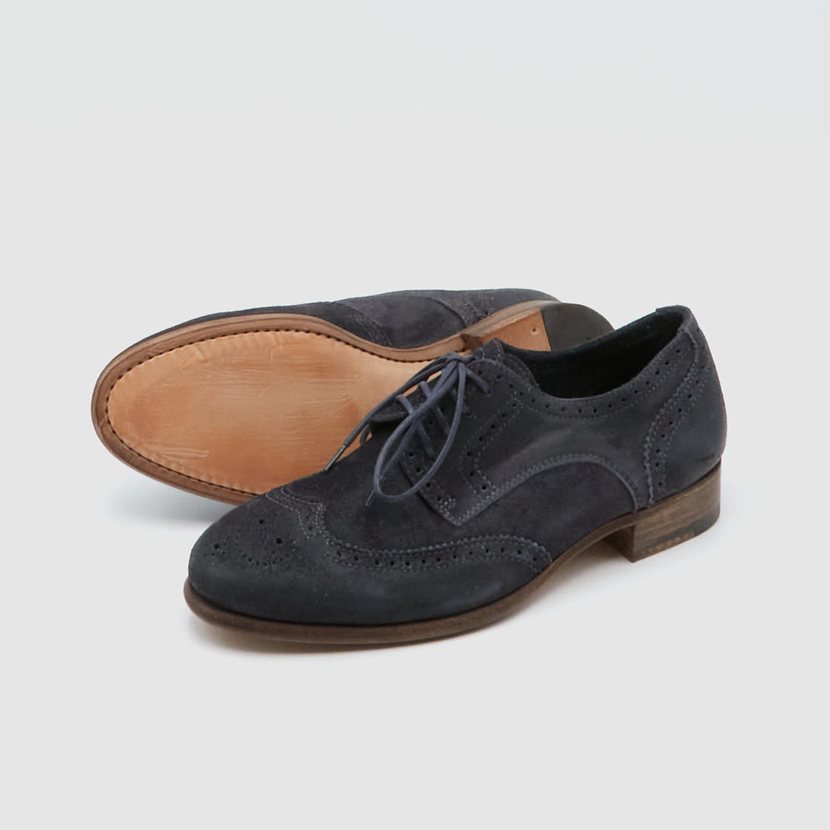 n.d.c. made by hand Ladies Suede  Brogues Shoes
