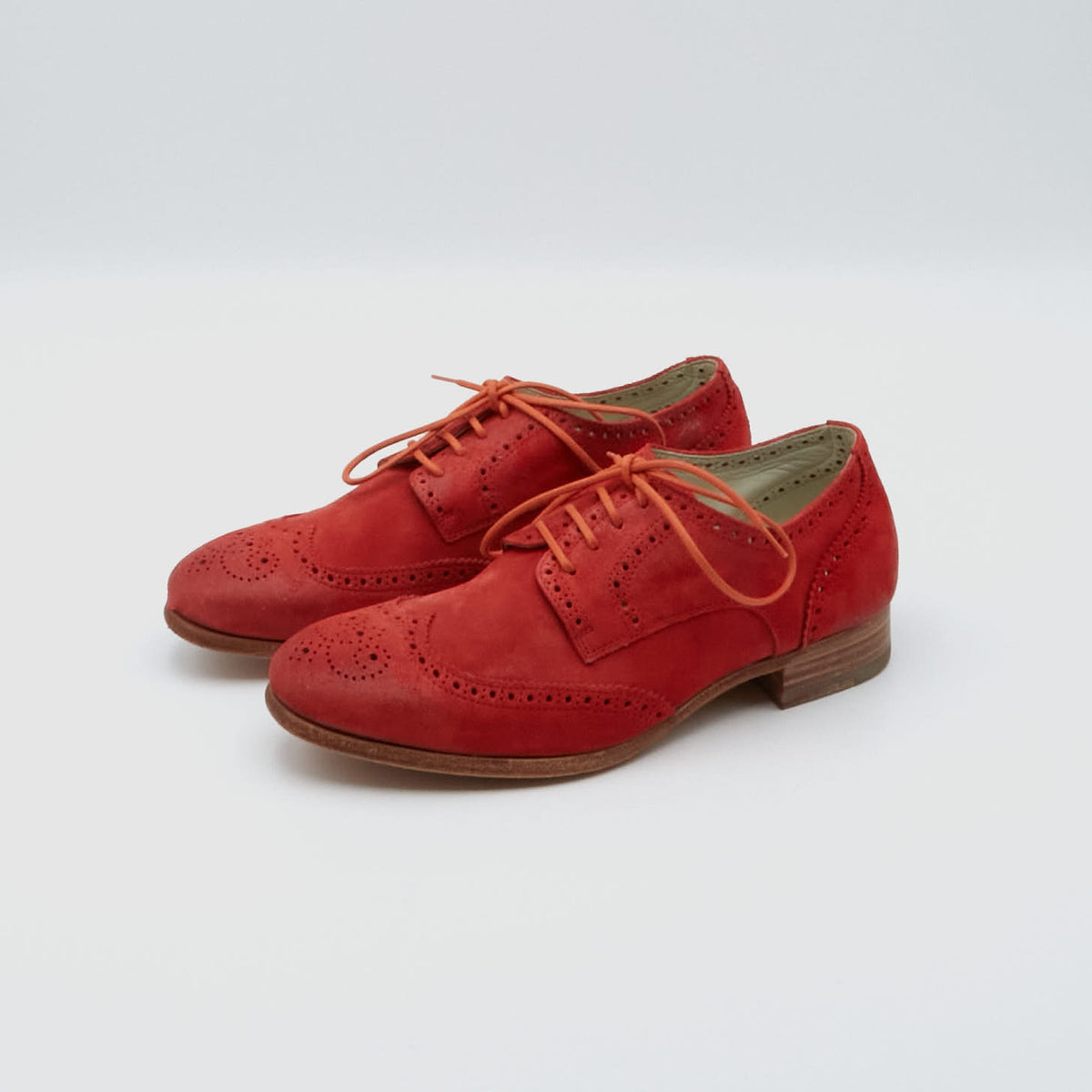 n.d.c made by hand Ladies Suede  Brogues Shoes