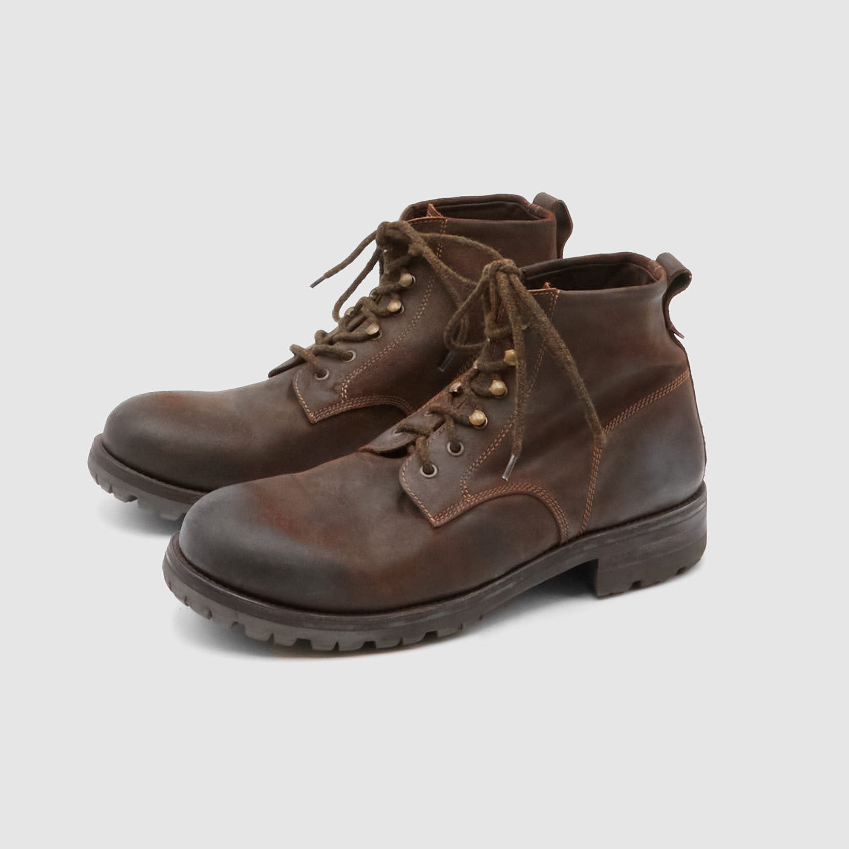 エヌディーシー (n.d.c. made by hand)クーズー革ブーツ 41 n.d.c. made by hand Vintage Inspired Work Boots - DeeCee style