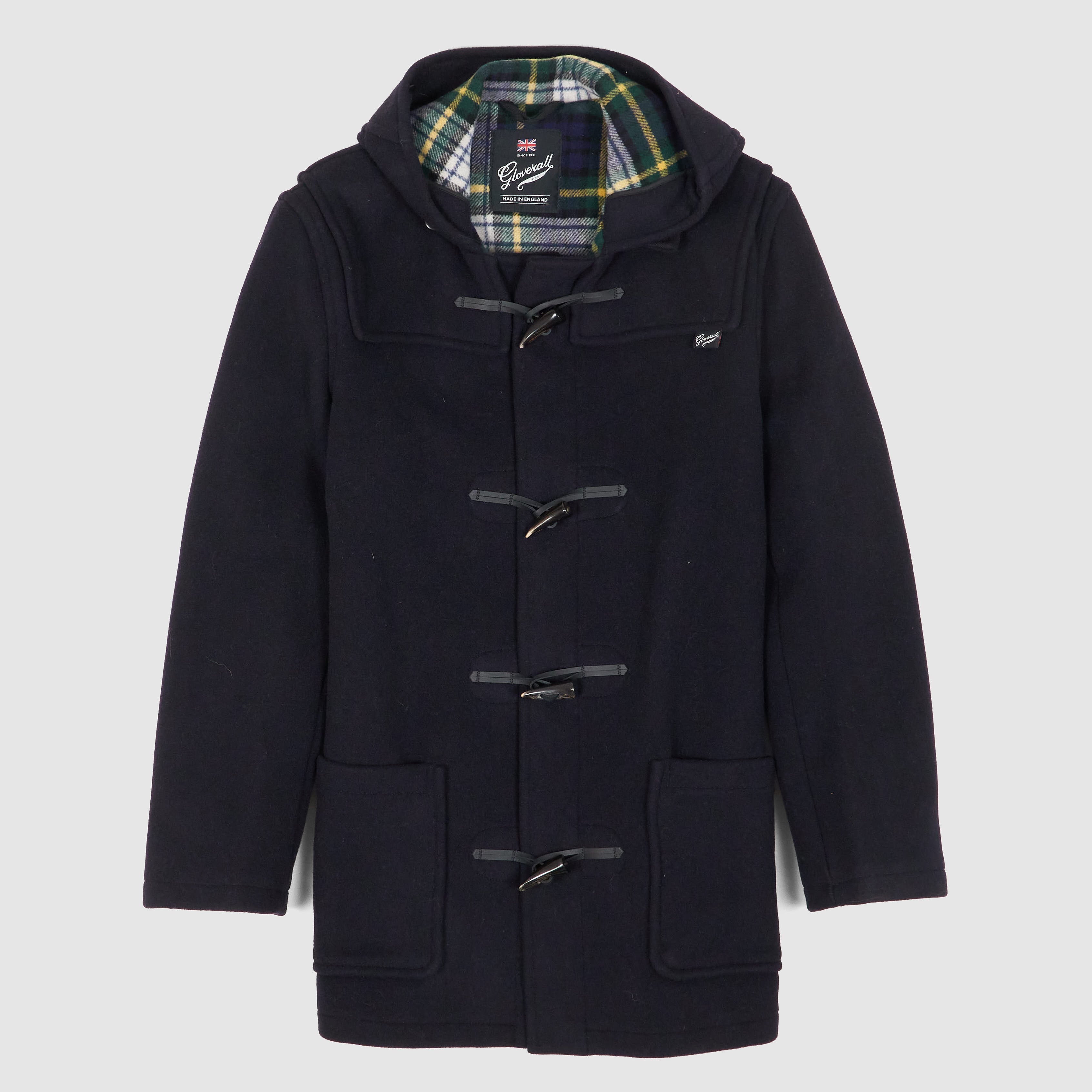 Gloverall Mens Double Face Medium Length Duffle Coat - DeeCee style