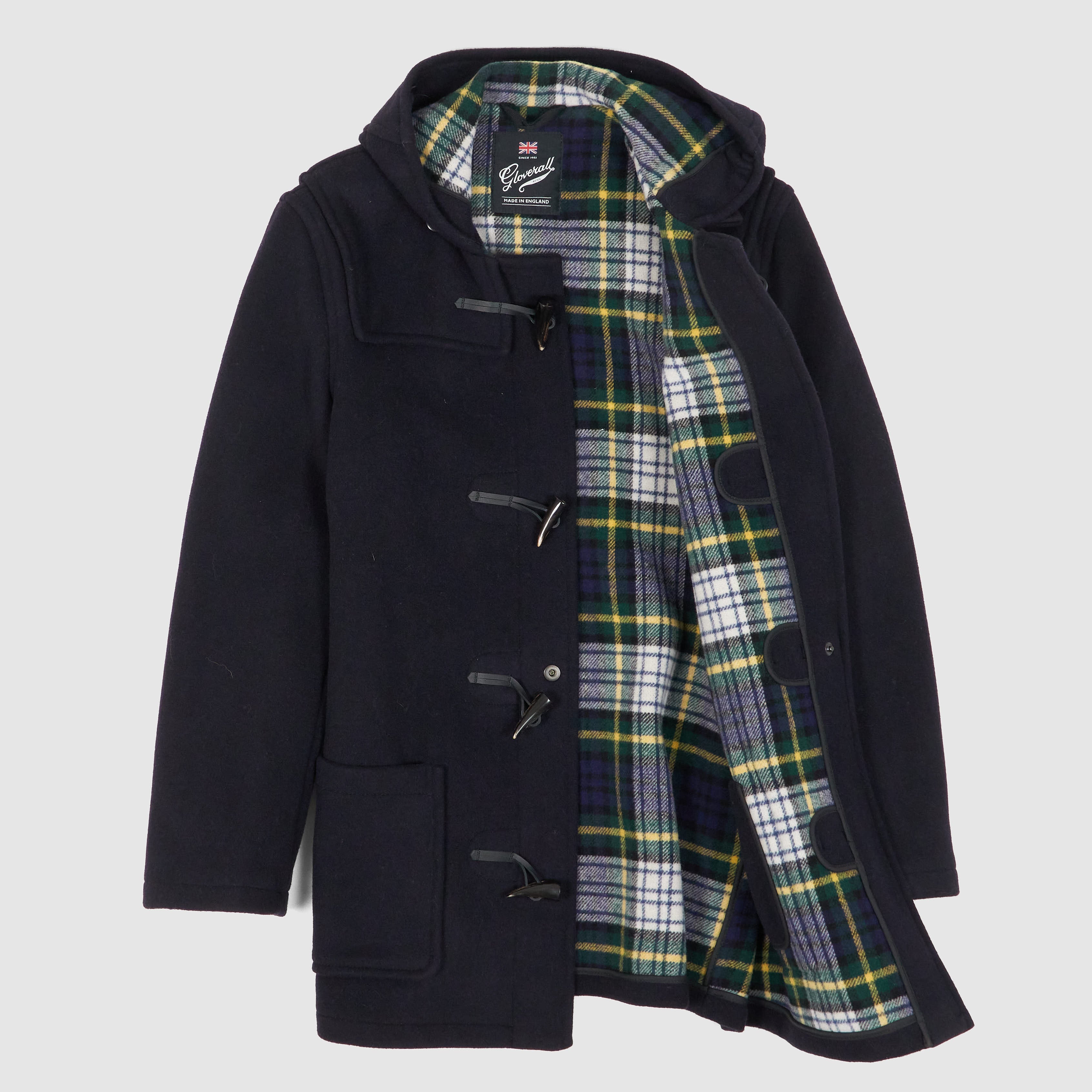 Gloverall green hot sale duffle coat