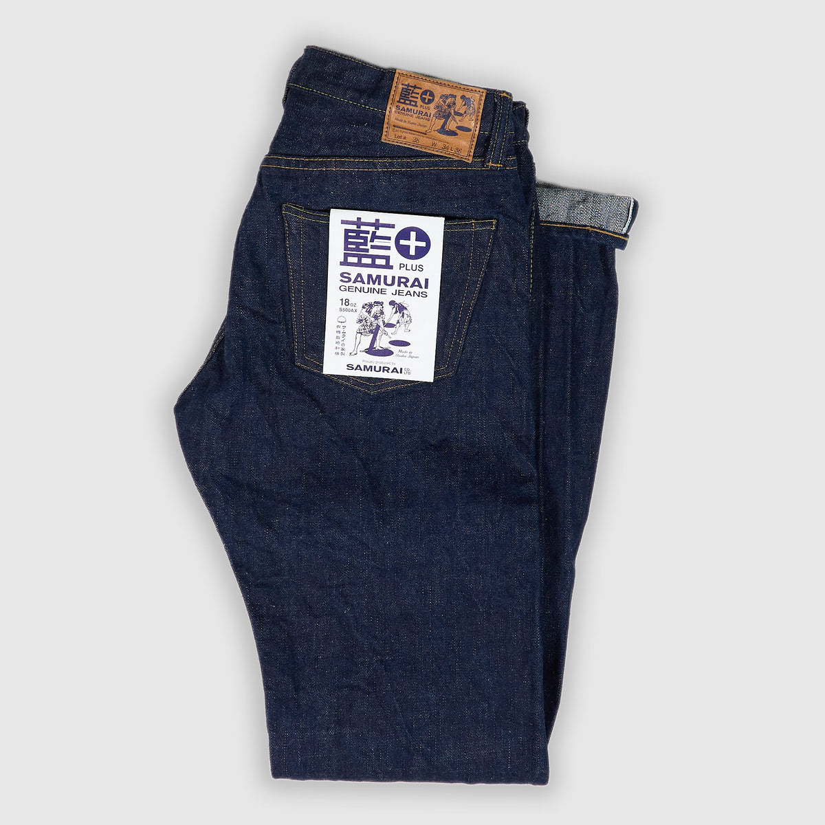 Samurai Jeans 18oz Authentic Indigo Denim