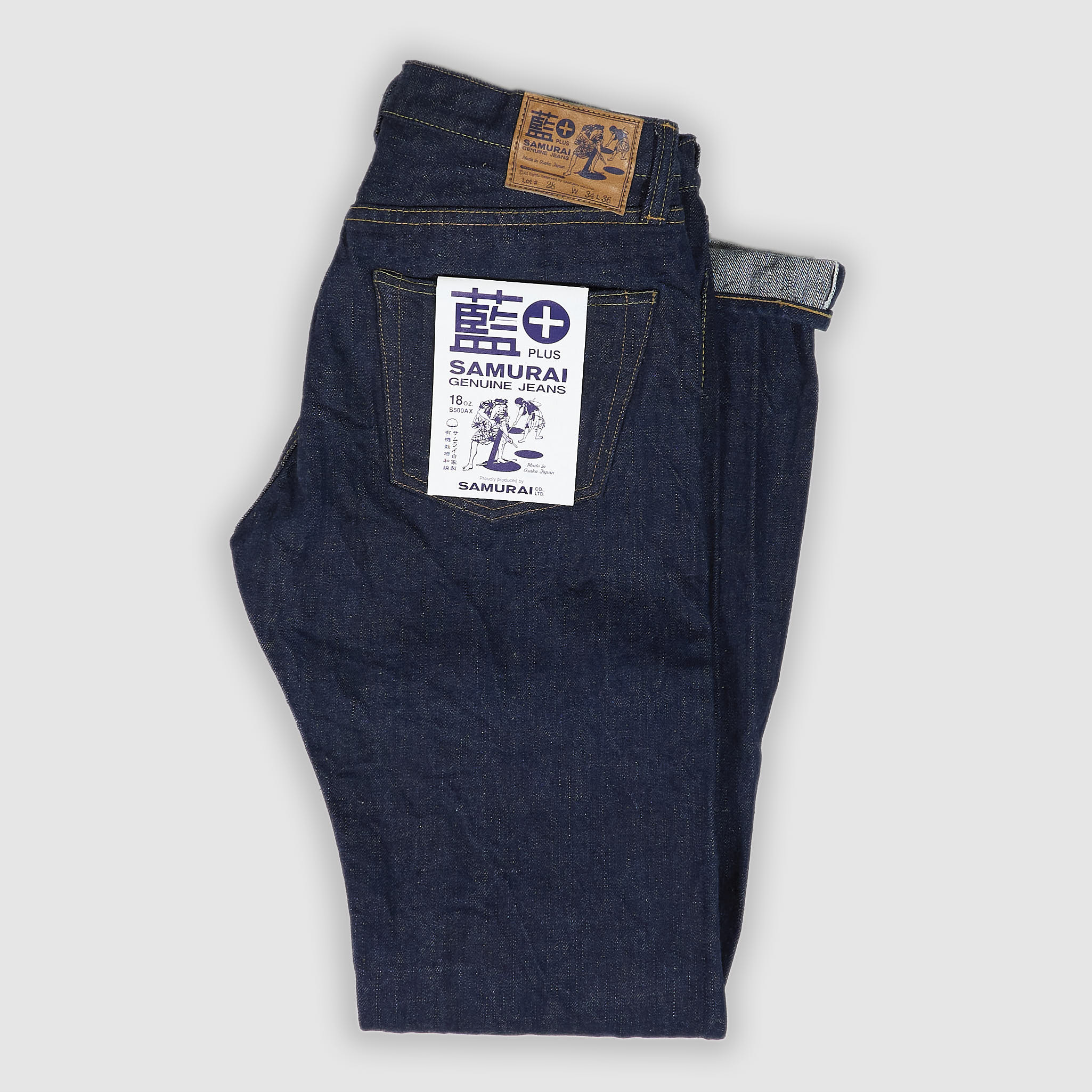 Samurai Jeans 18oz Authentic Indigo Denim - DeeCee style