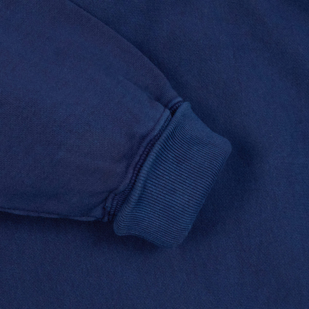 Blue Blue Japan Crew Neck Hand Dyed Indigo Sweat Shirt UNISEX