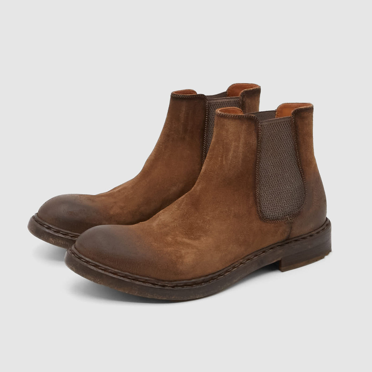 Crispiniano Roughout Suede Chelsea Boot