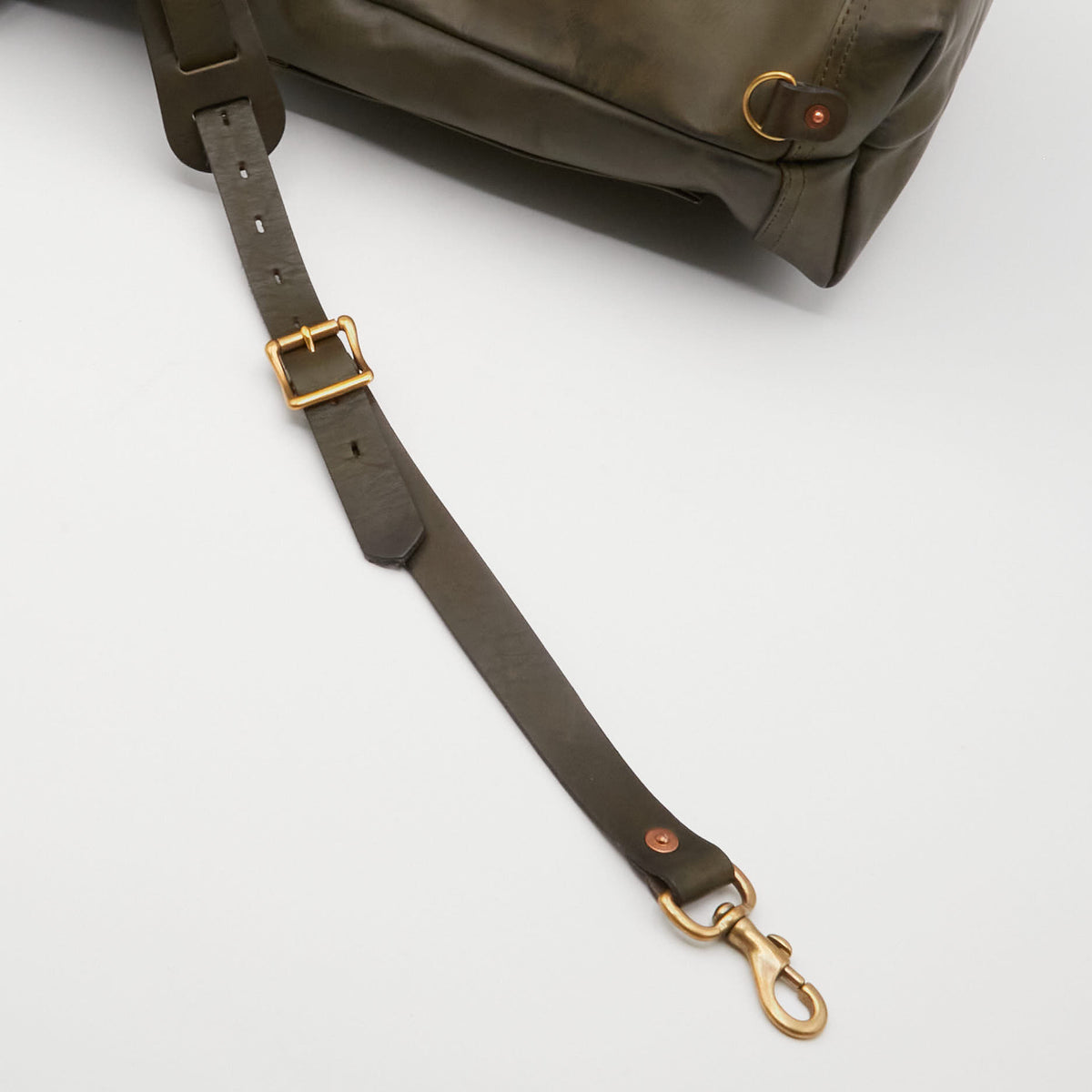Vasco Leather Rolltop Backpack