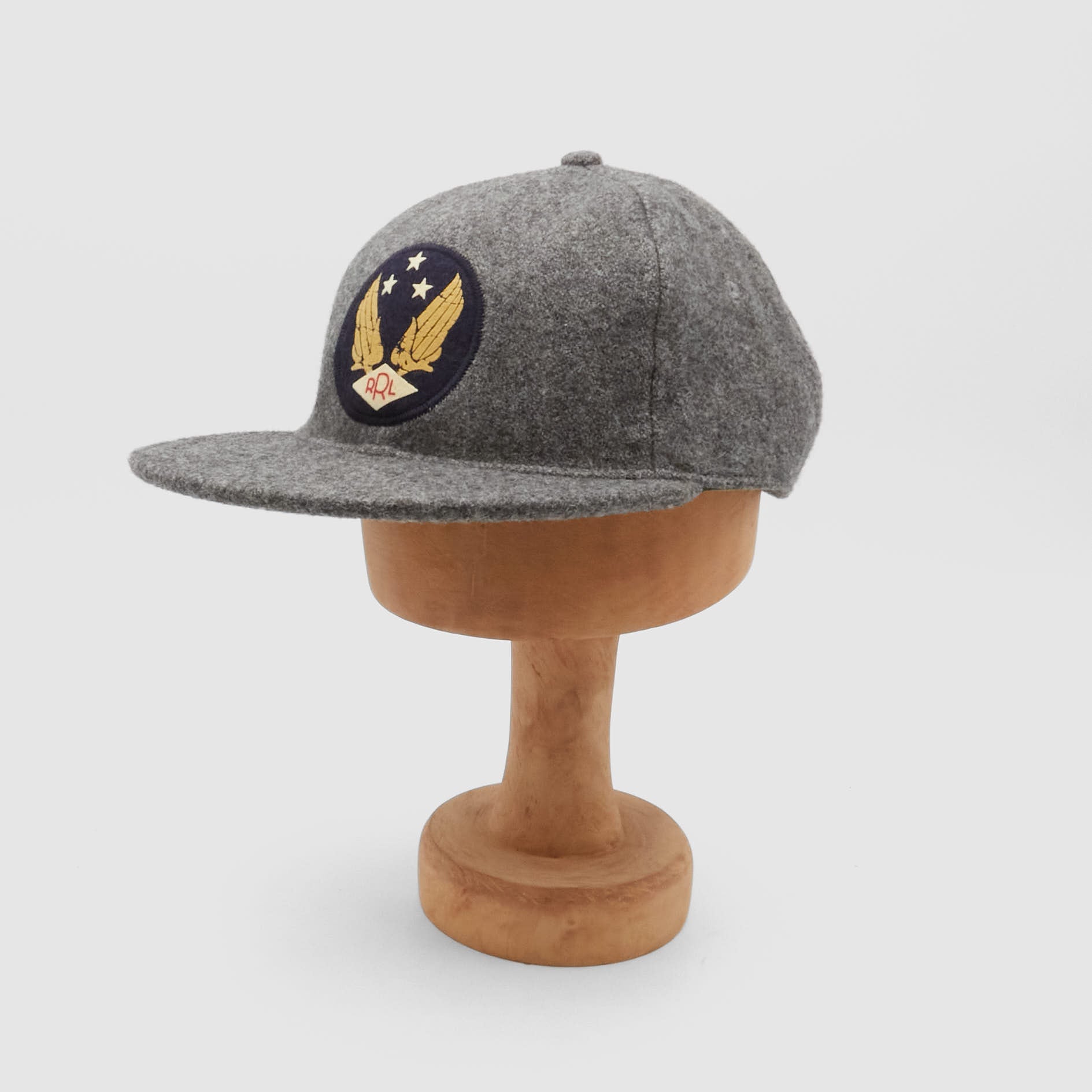 Double RL Logo Wool-Blend Ball Cap - DeeCee style