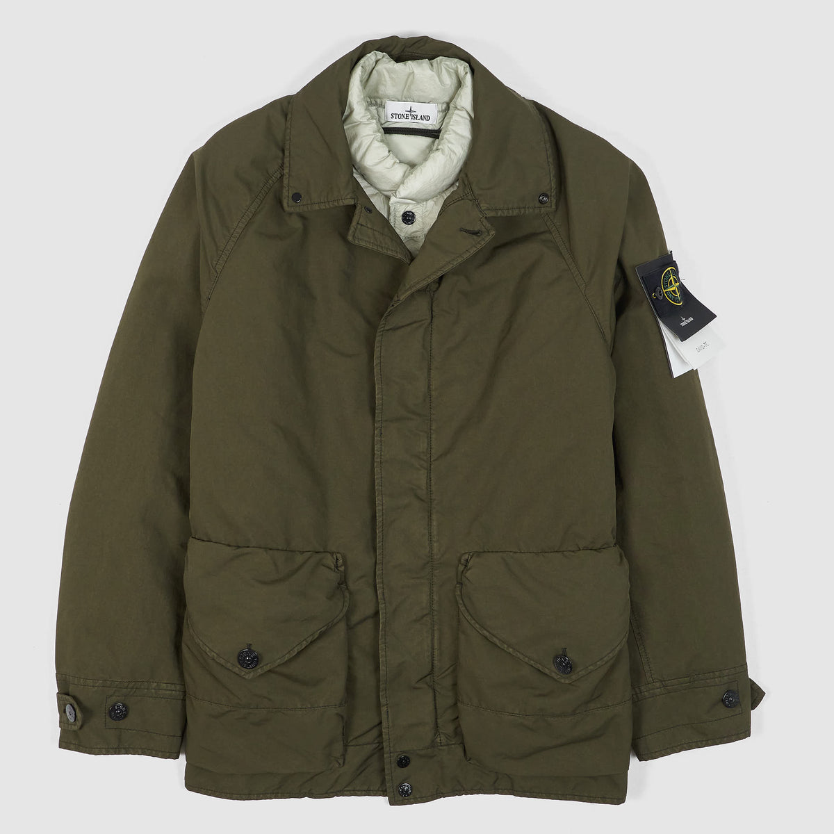 Stone Island David-TC Down Jacket With Removable Liner