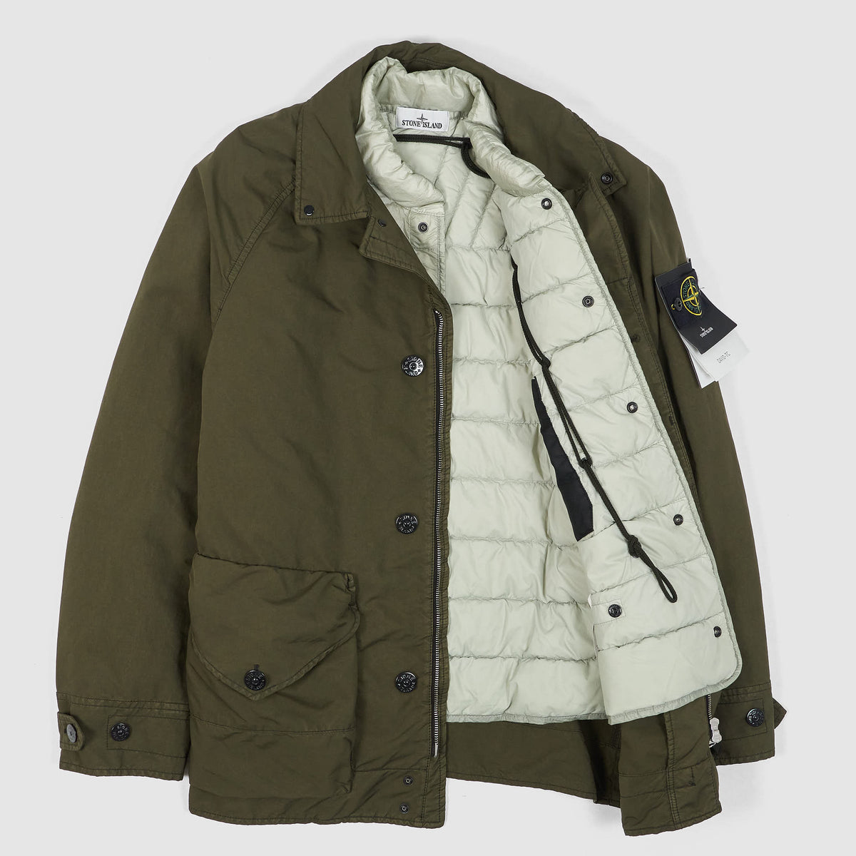 Stone Island David-TC Down Jacket With Removable Liner