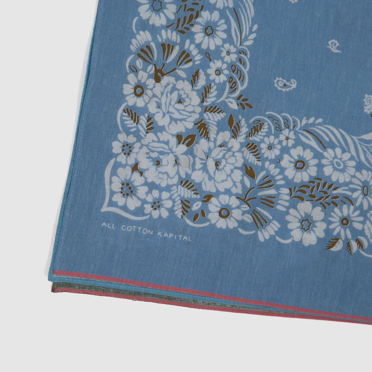 Kapital Fast Color Flower Printed Cotton Bandana