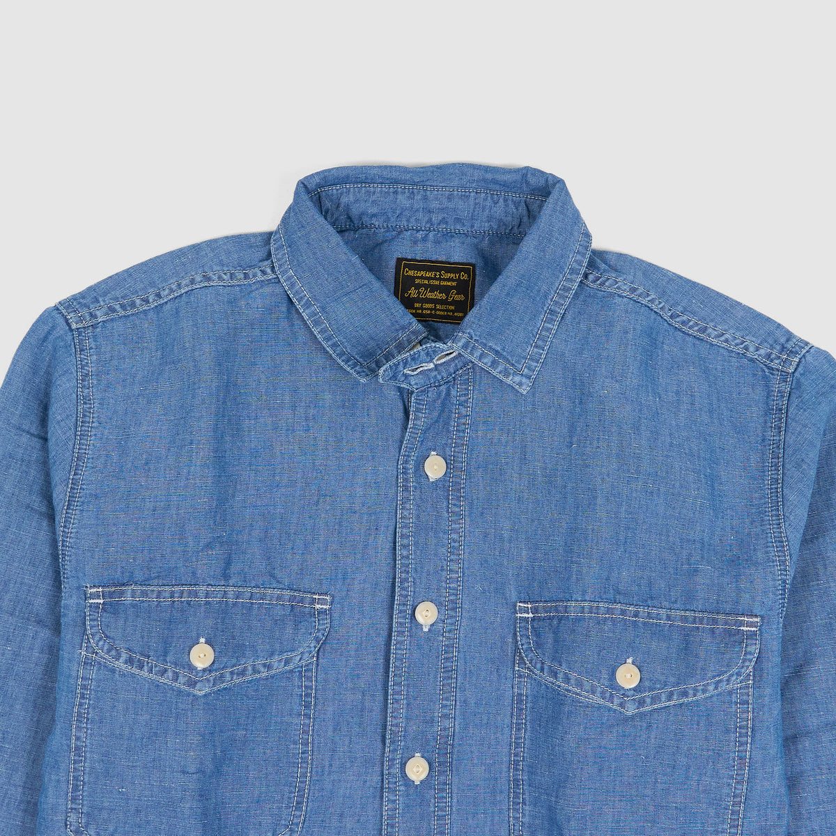 Chesapeaks&#39;s Hemp Chambray Work Shirt