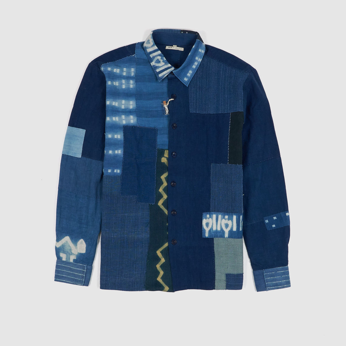 11.11 / eleven eleven Heavyweight Batic Long Sleeve Over Shirt