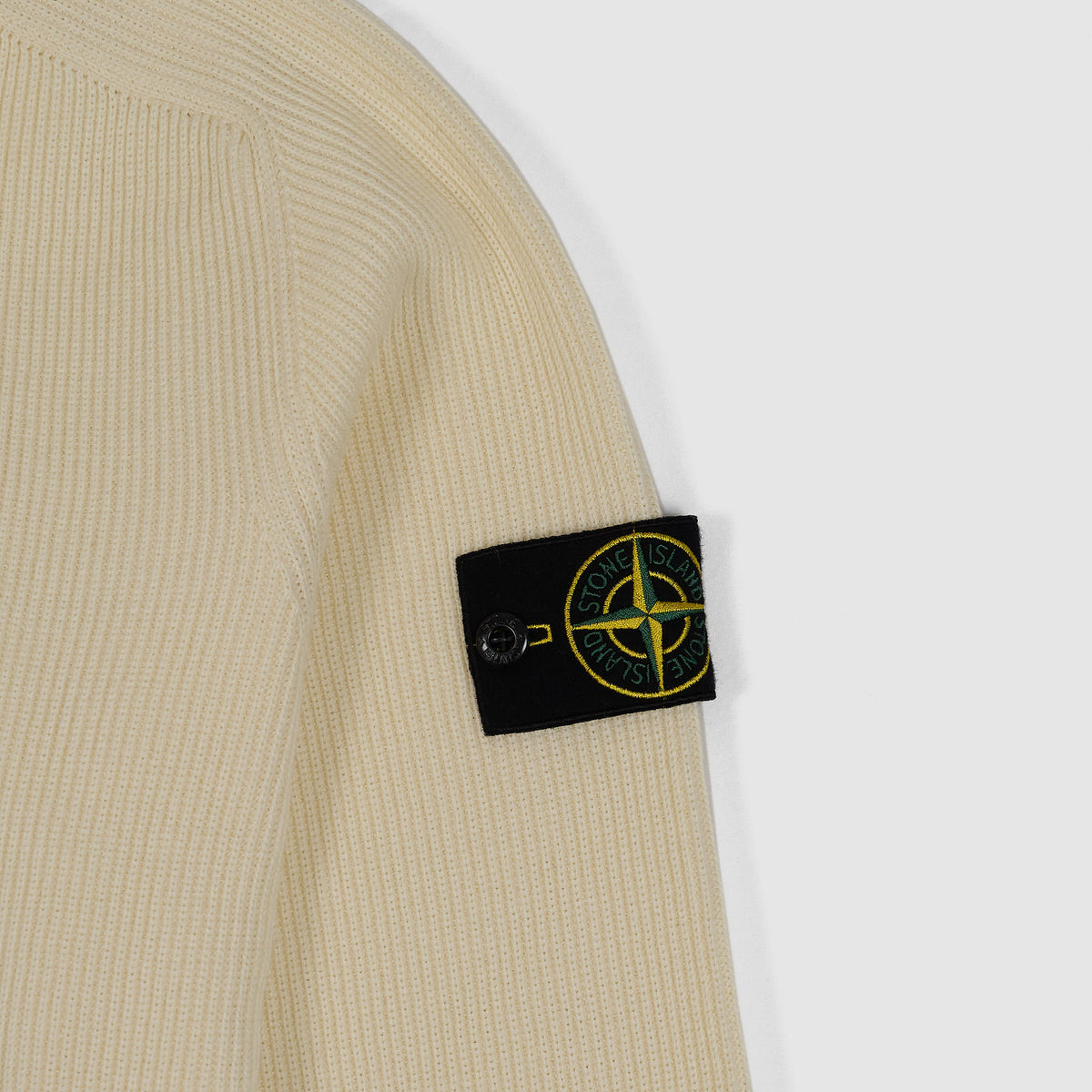 Stone Island Kitted Cotton Half Zip Jumper