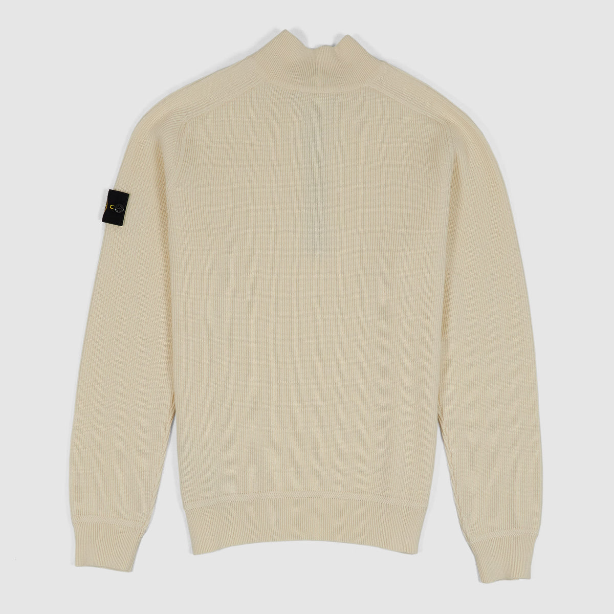 Stone Island Kitted Cotton Half Zip Jumper