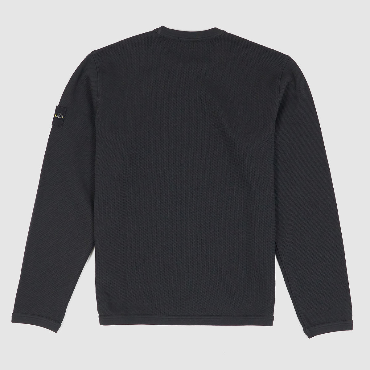 Stone Island Waffle Cotton Crew Neck Long Sleeve Shirt