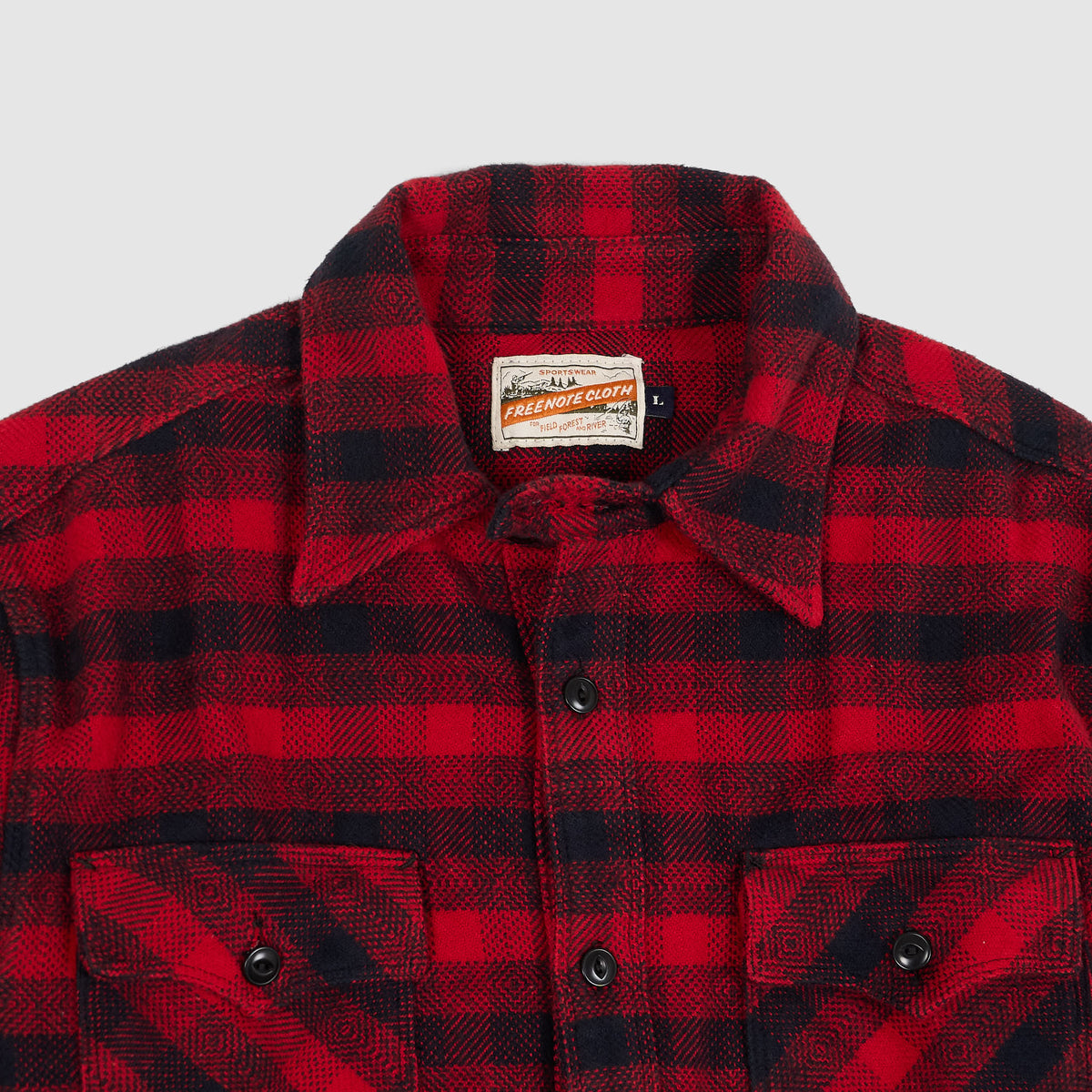 Freenote Cloth Buffalo Plaid Overshirt