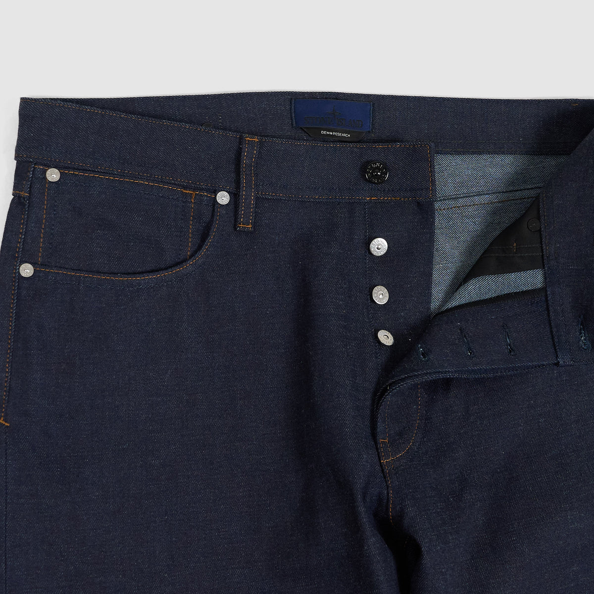 Stone Island Denim 5-Pocket Straight Fit Jeans
