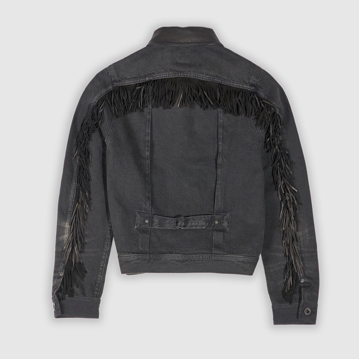 Double RL Ladies Emerson Fringe Denim Jacket