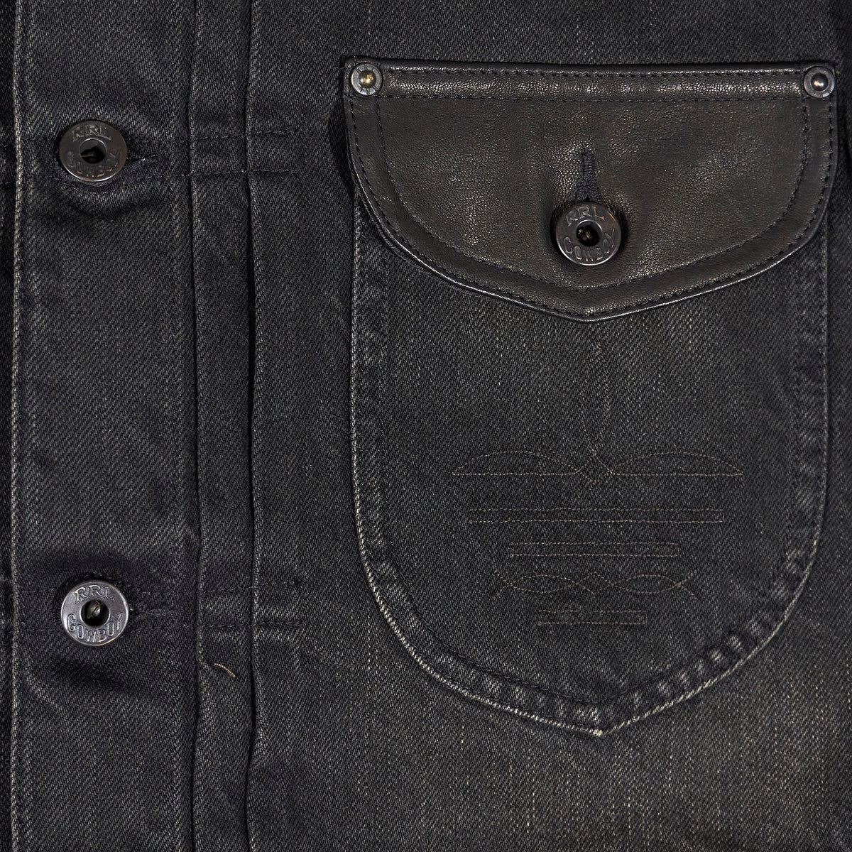 Double RL Ladies Emerson Fringe Denim Jacket