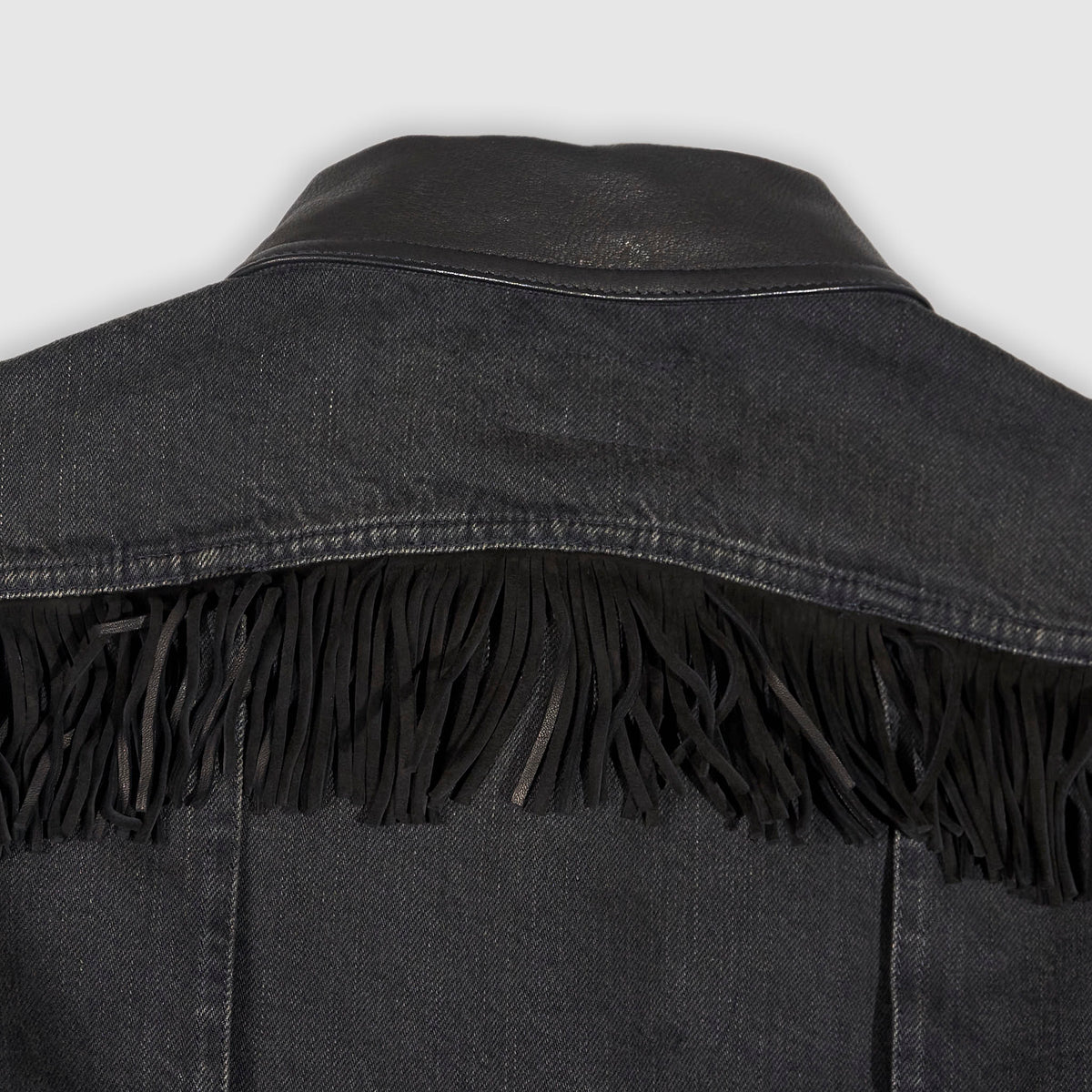 Double RL Ladies Emerson Fringe Denim Jacket