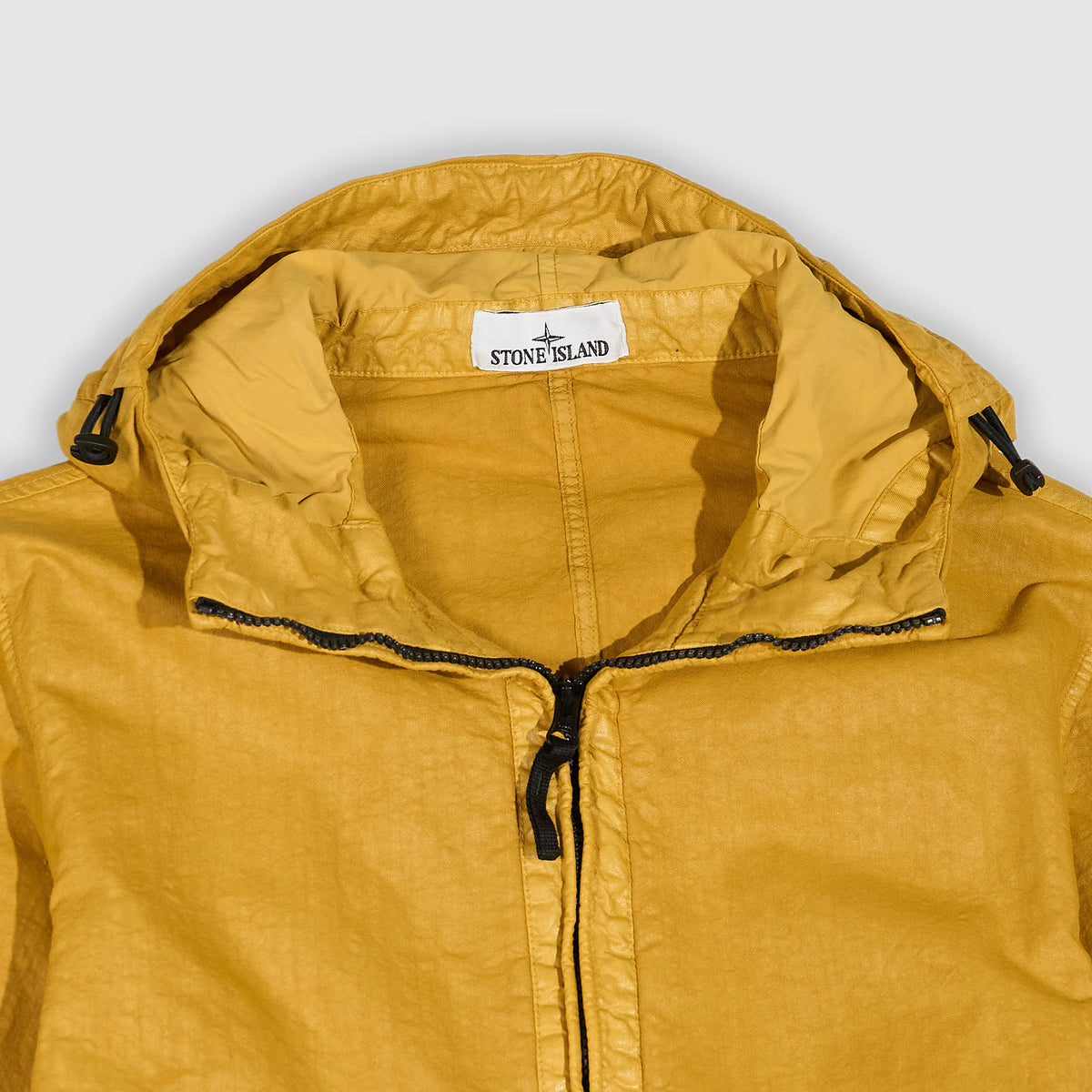 Stone Island Organic-Look Panama Hooded Jacket