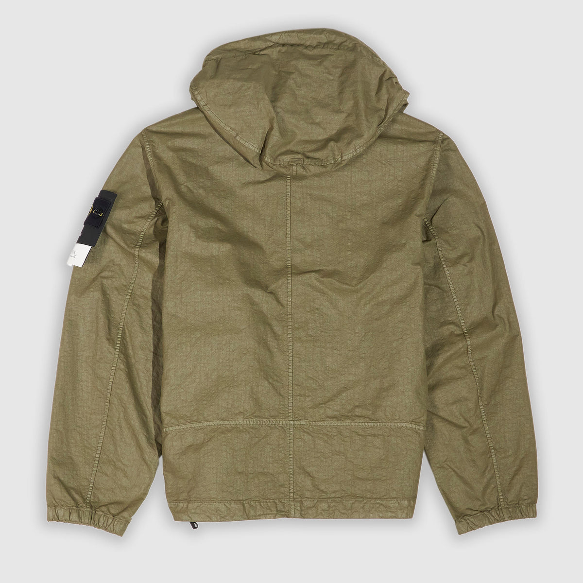Stone Island Organic-Look Panama Hooded Jacket