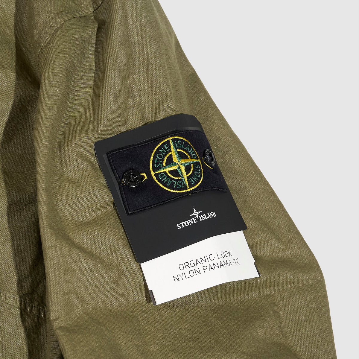 Stone Island Organic-Look Panama Hooded Jacket