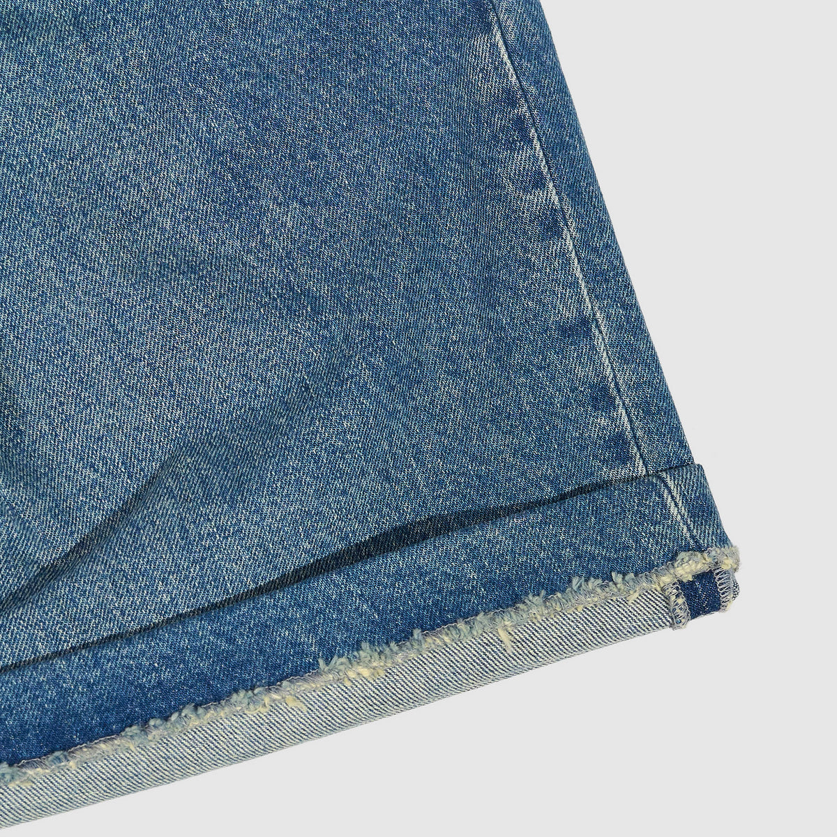 Tanaka Hakama Pleated Denim Jean Shorts