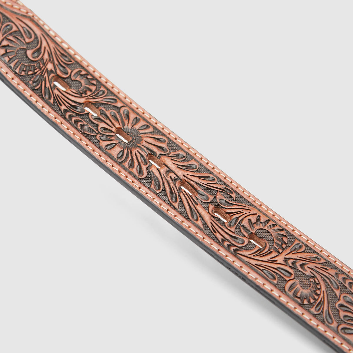 Stetson Tooled Leather Western Belt