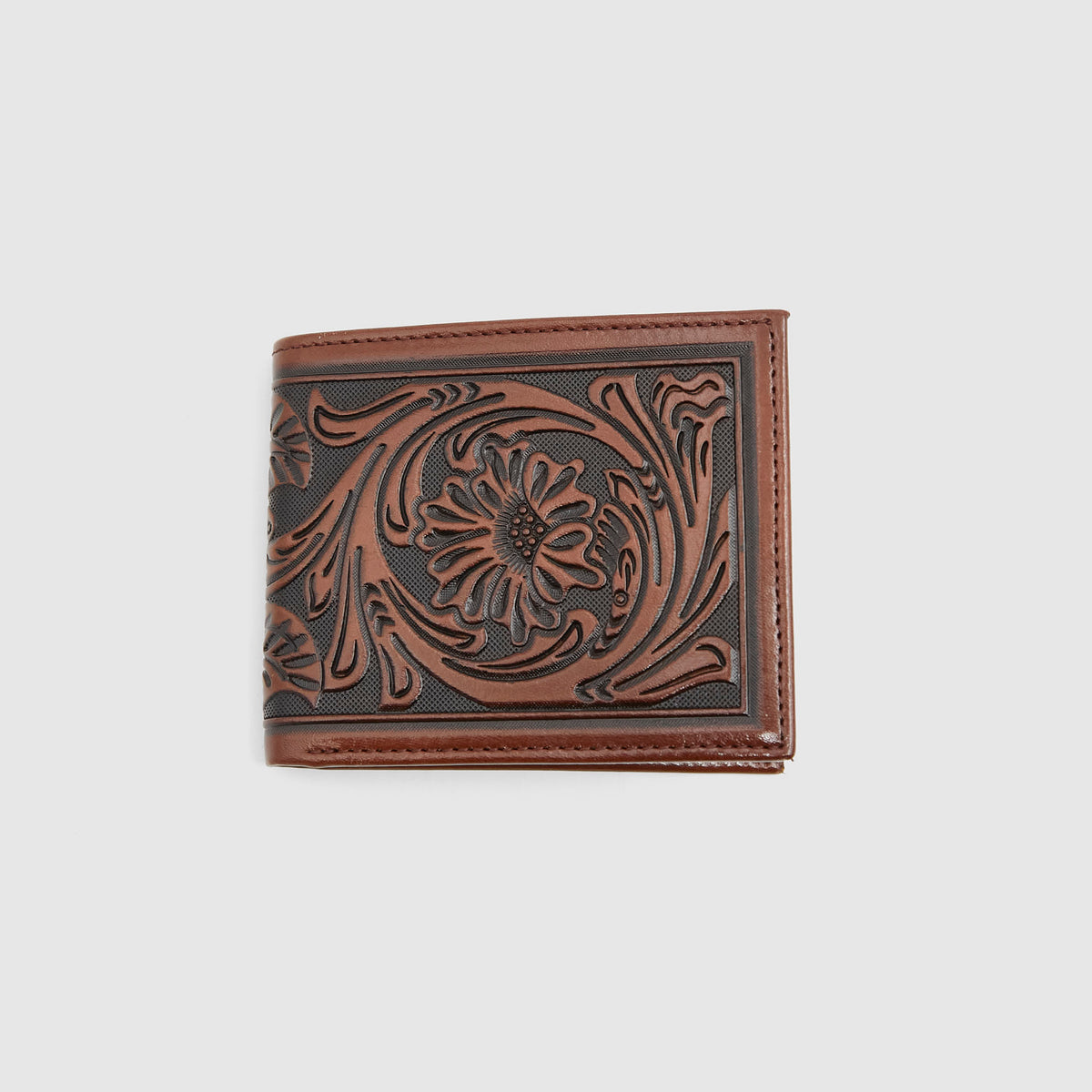 Stetson Tooled Leather Wallet