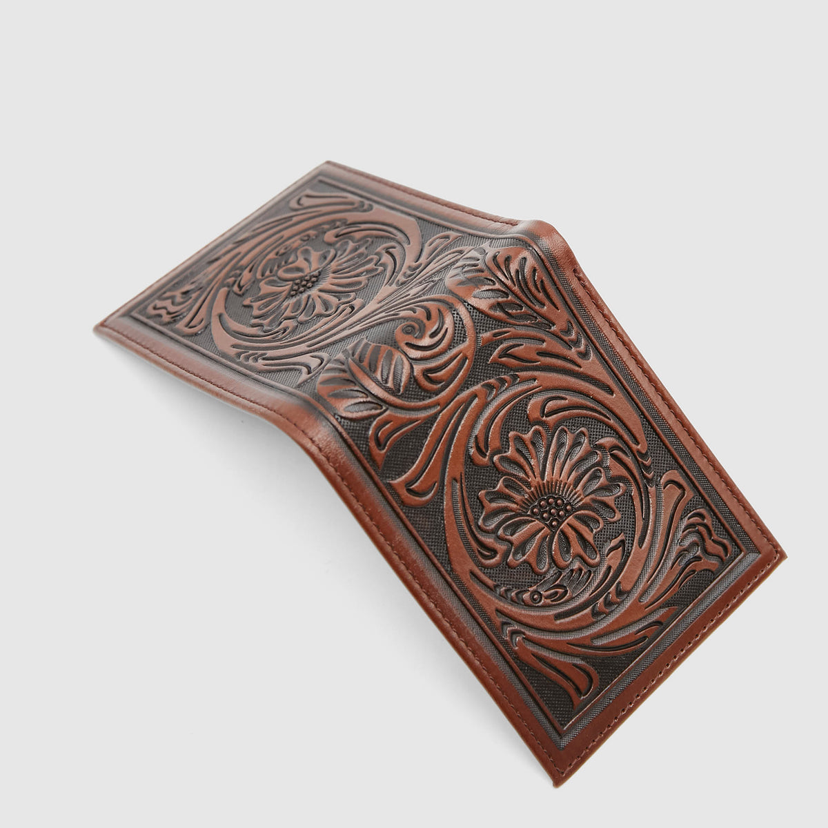 Stetson Tooled Leather Wallet