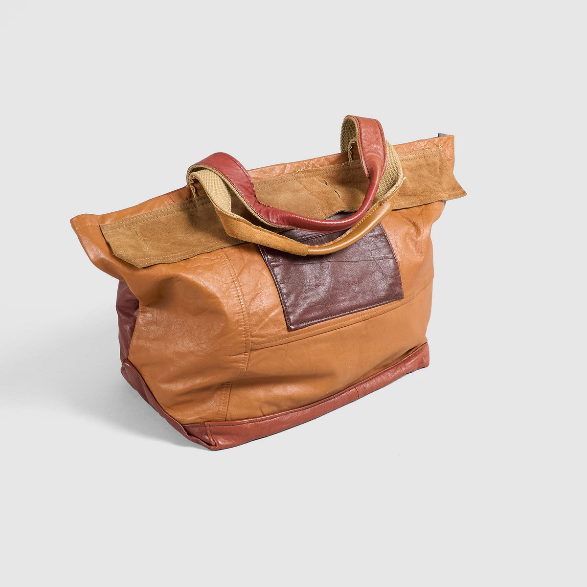 TK Garments Reconstructed Handmade Leather Jacket Bag