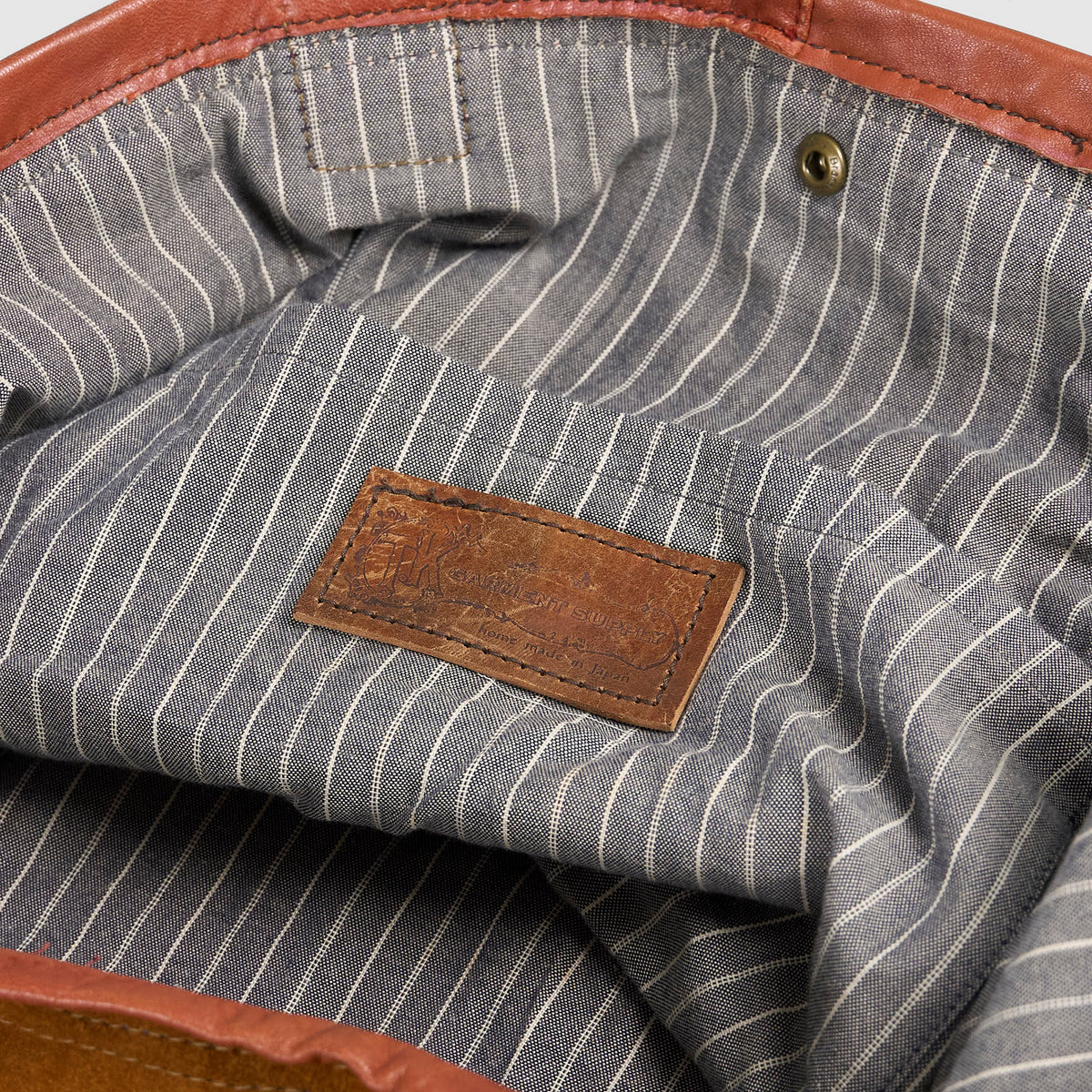 TK Garments Reconstructed Handmade Leather Jacket Bag