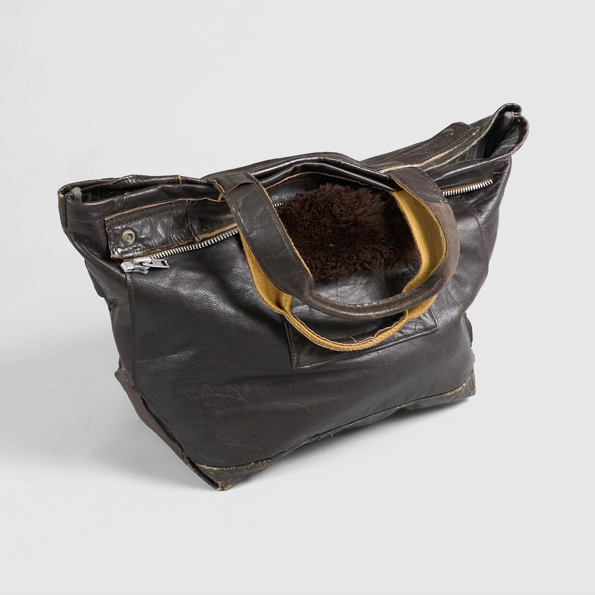 TK Garments Reconstructed Handmade Leather Jacket Bag