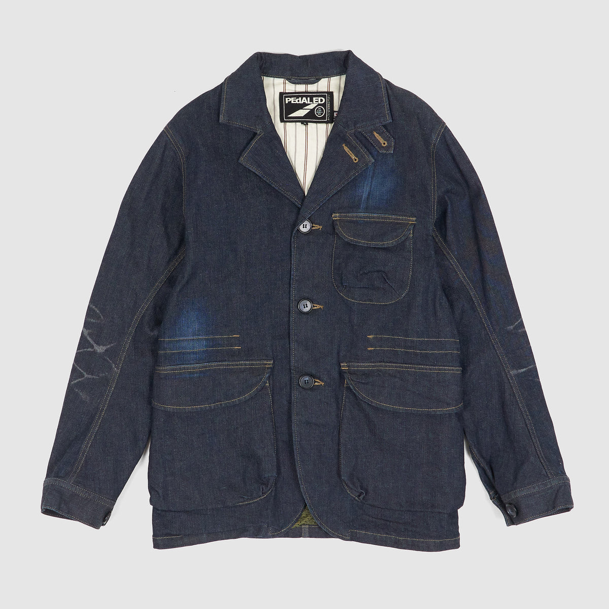 PEdALED Reflective Bicycle Denim Jacket