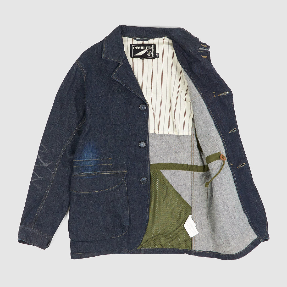 PEdALED Reflective Bicycle Denim Jacket