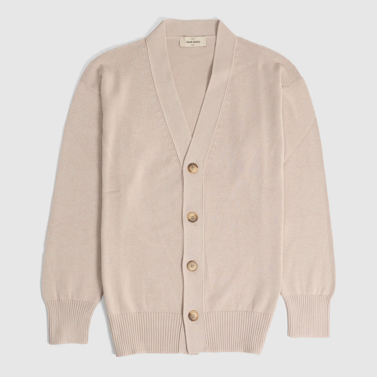 Gran Sasso Button Up Knitted Cotton Cardigan