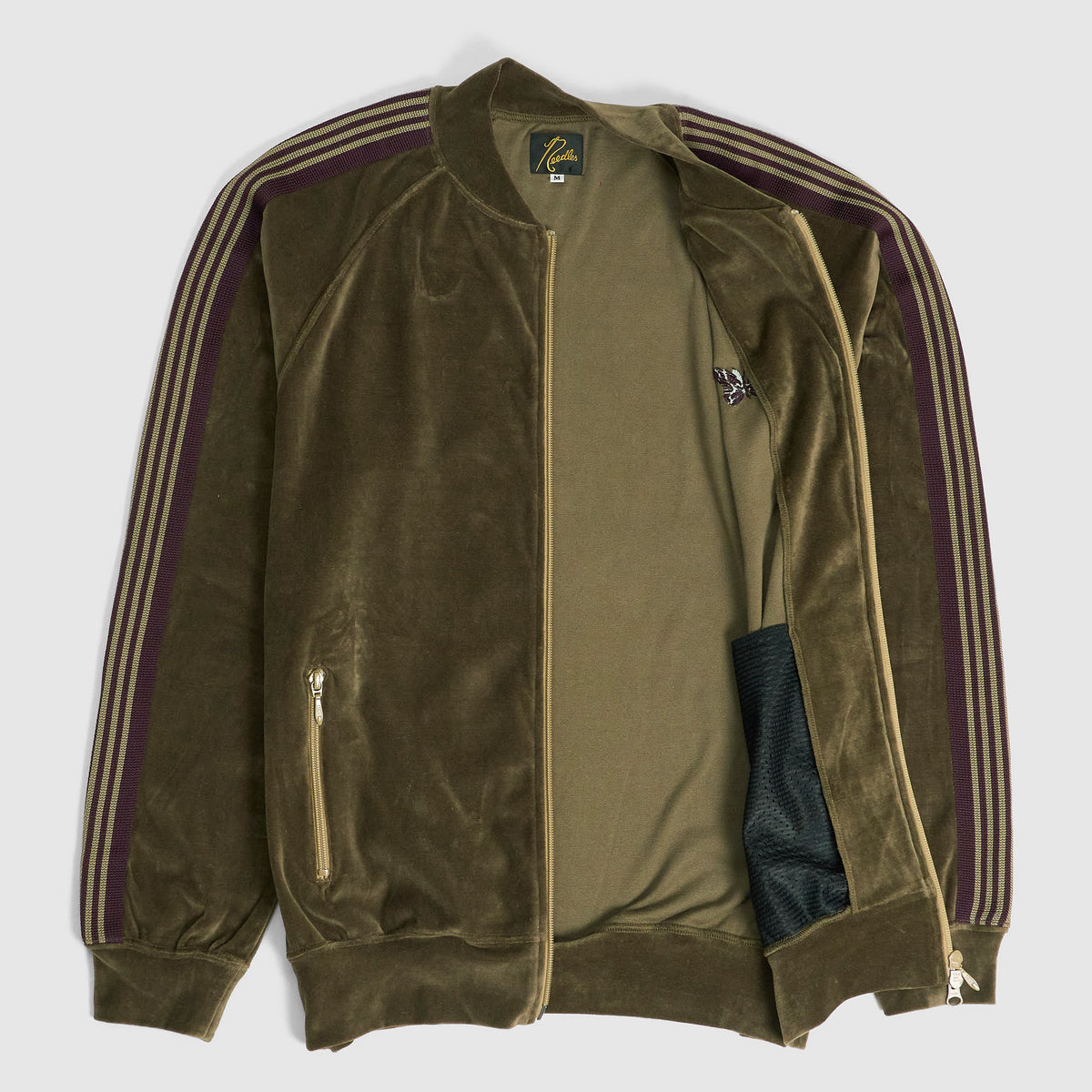 Needles Japan Velours Rib Collar Track Jacket