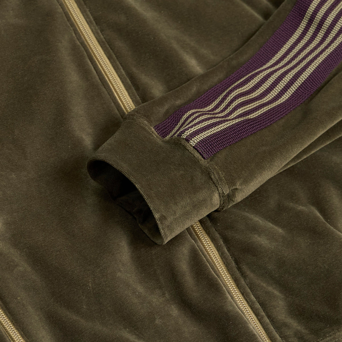 Needles Japan Velours Rib Collar Track Jacket