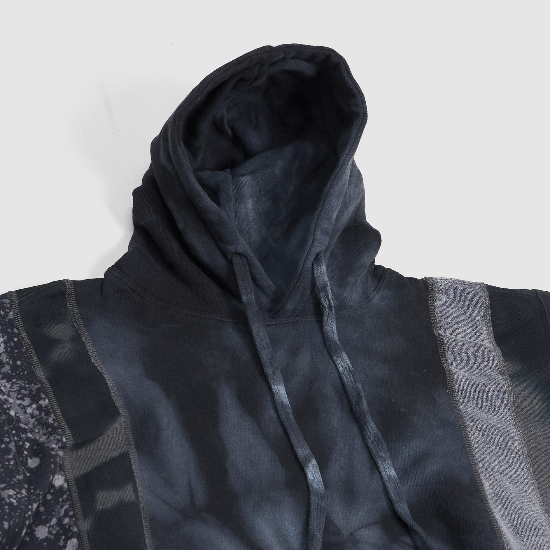 Needles Japan Rebuild 5 Cut Overdyed Hoodie - DeeCee style
