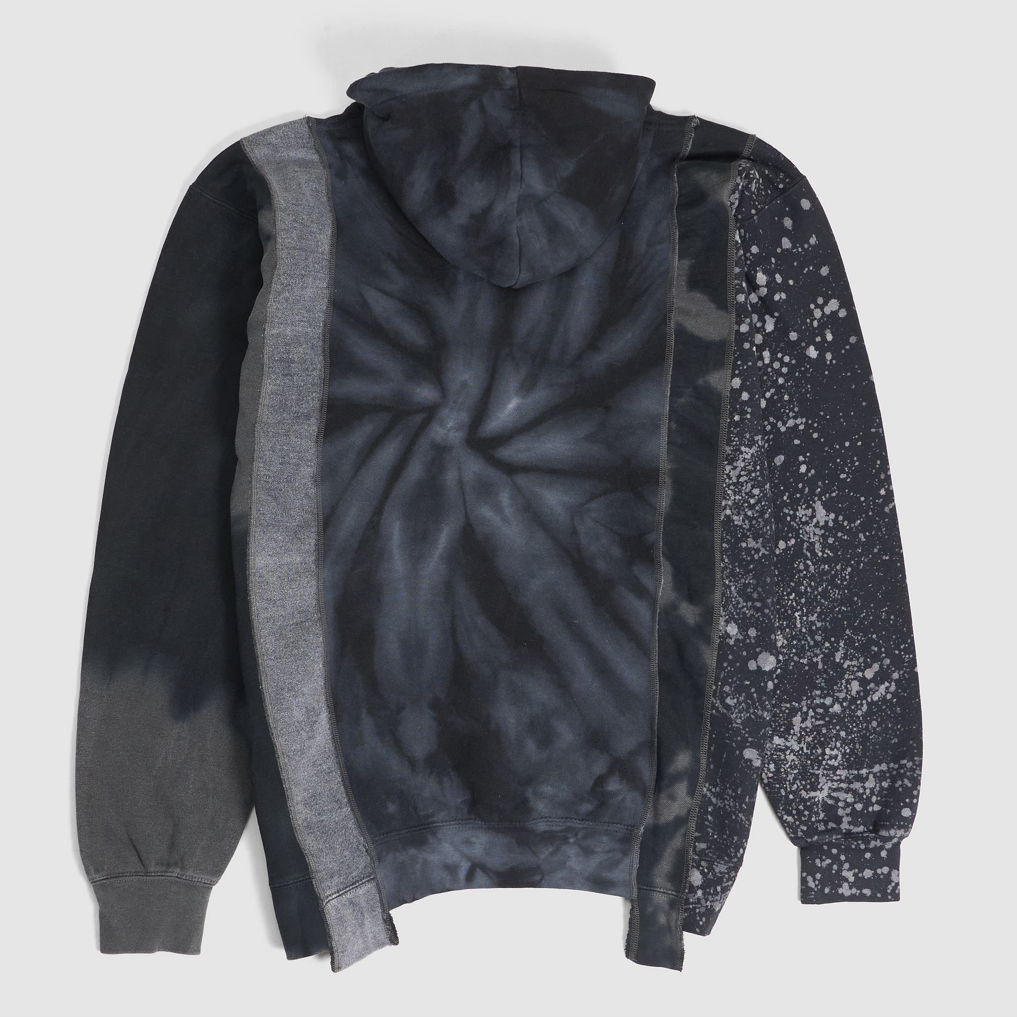 Needles Japan Rebuild 5 Cut Overdyed Hoodie - DeeCee style