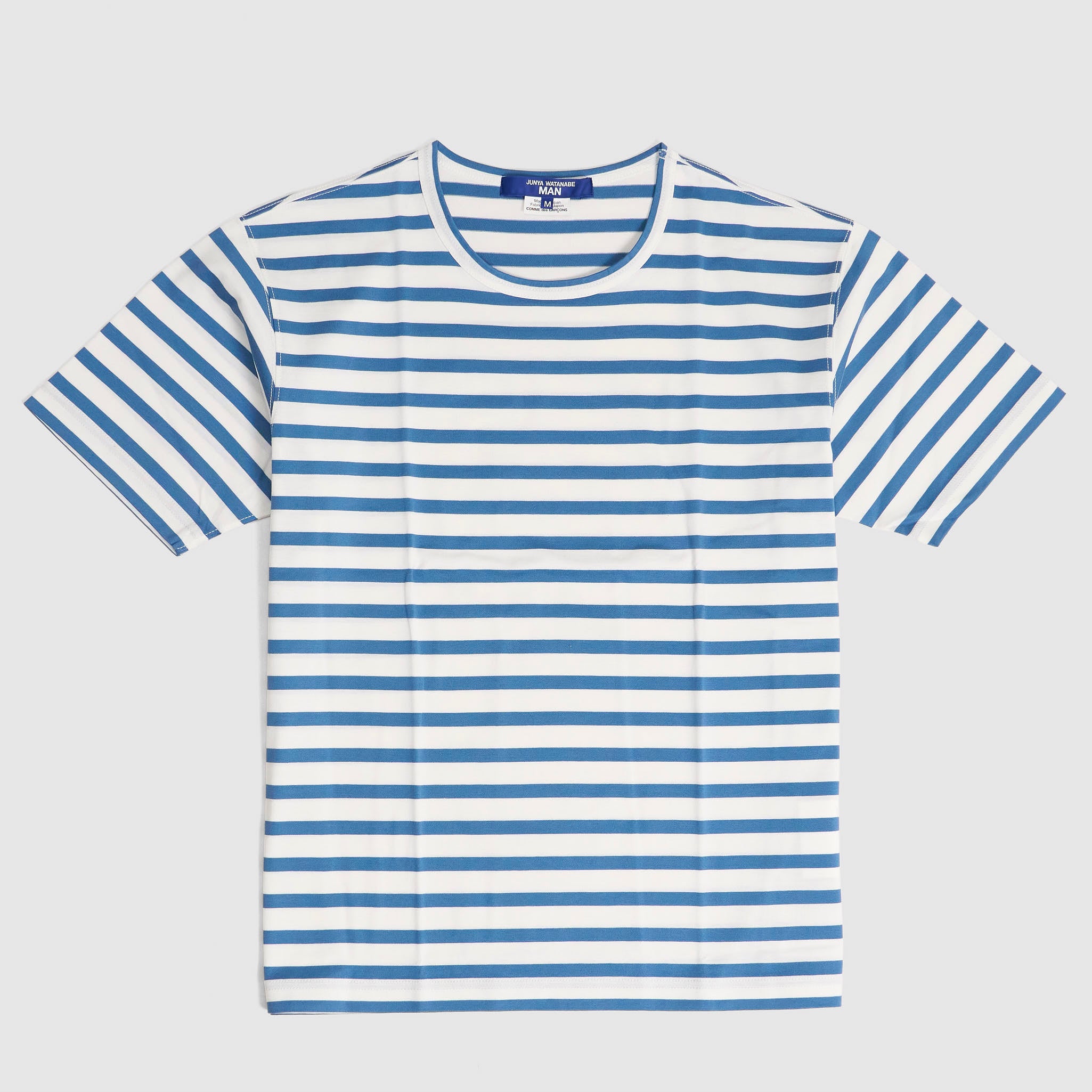 Junya Watanabe MAN Striped Crew Neck T-Shirt - DeeCee style Junya Watanabe MAN Striped Crew Neck T-Shirt - DeeCee style