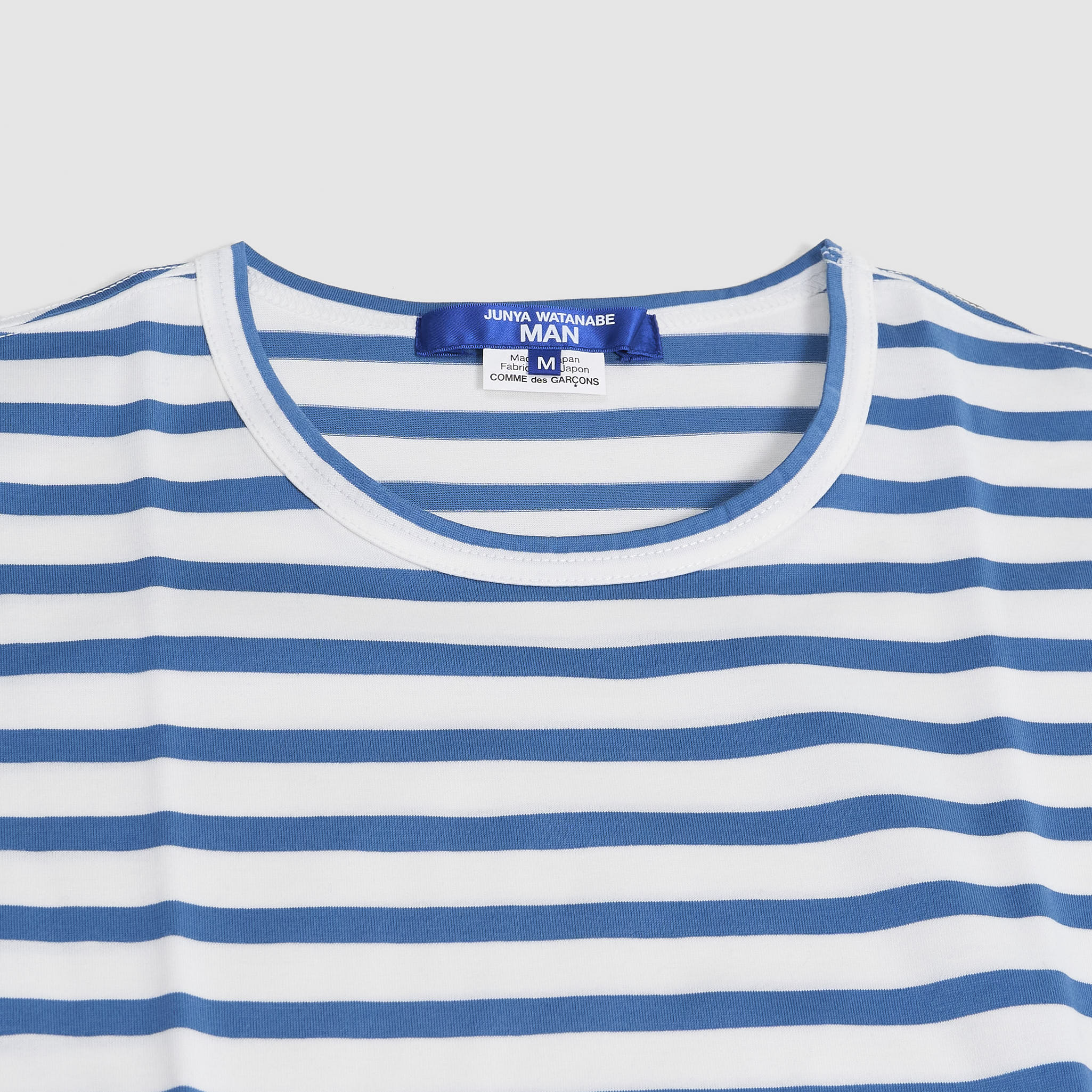 Itoen！！！JUNYA WATANABE XS Junya Watanabe MAN Striped Crew Neck T-Shirt - DeeCee style