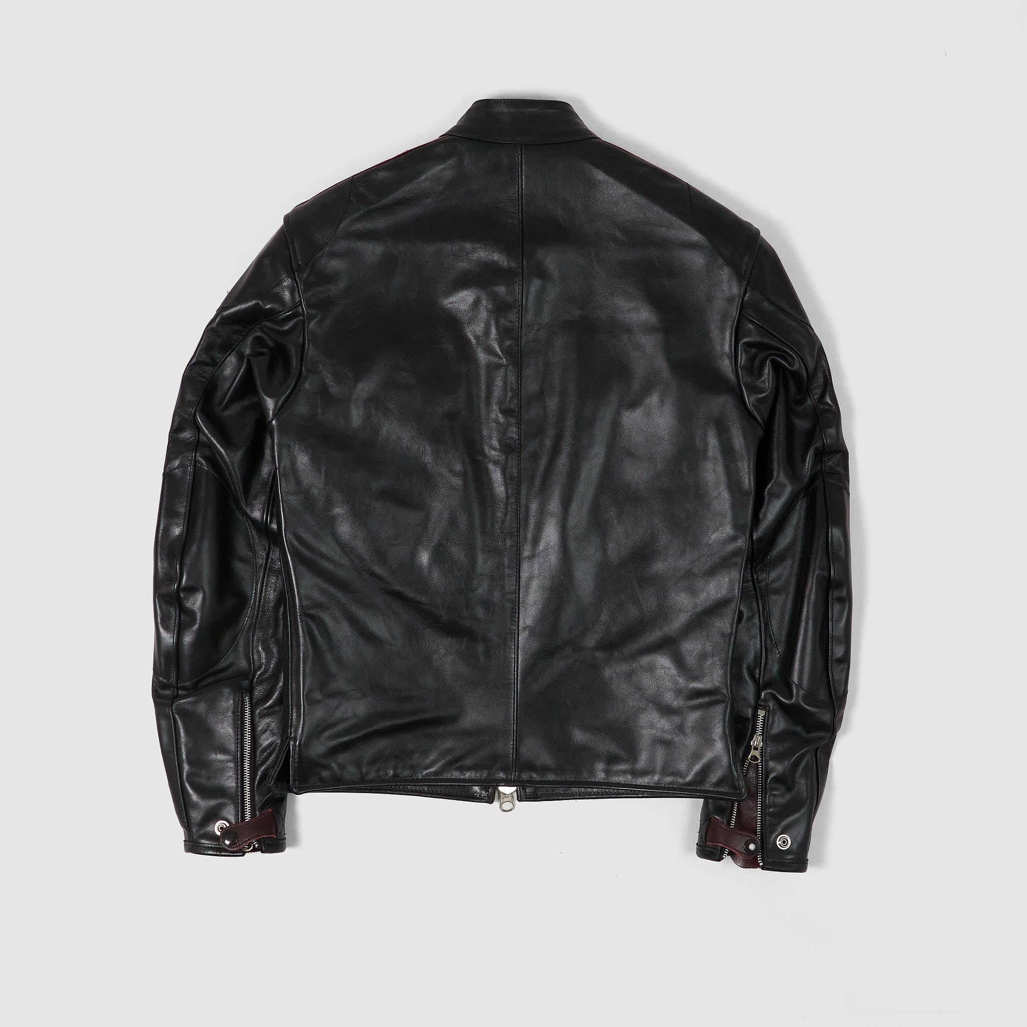 Vanson Heavy Leather Racers Biker Jacket - DeeCee style