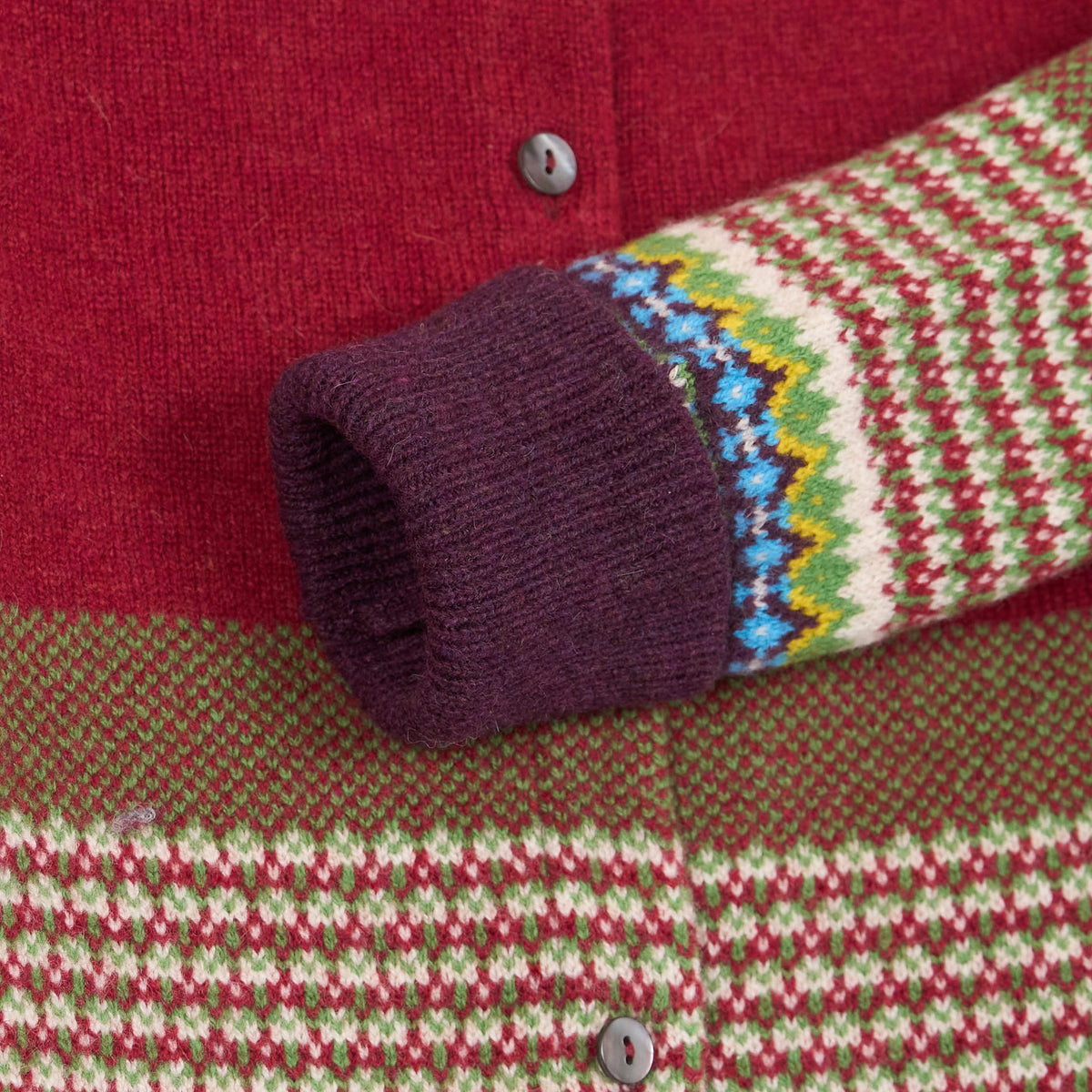 Eribé Ladies Knitted Wool Cardigan